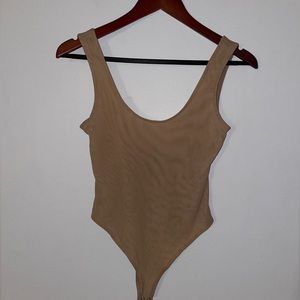 Forever 21 medium mesh tan body suit